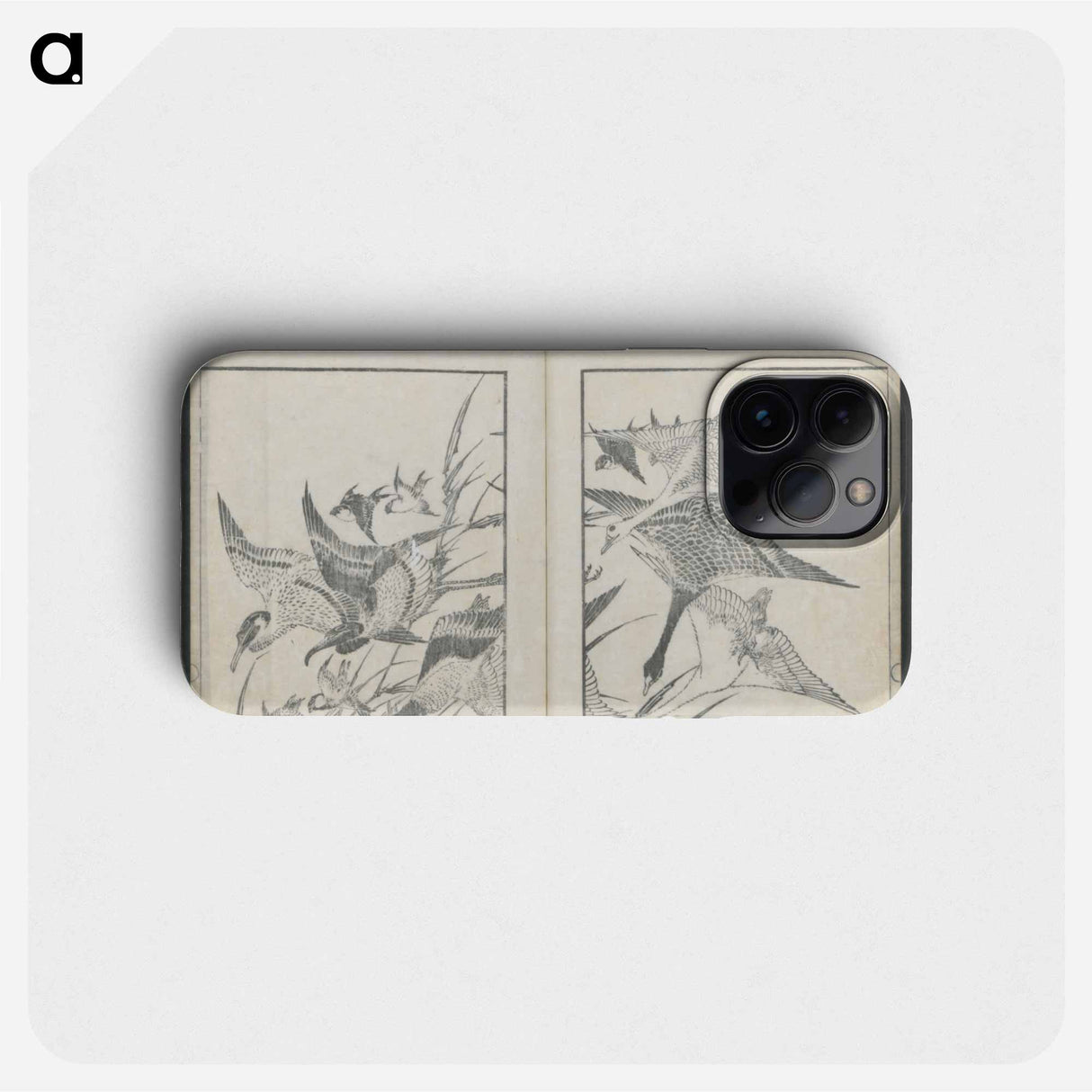 Examples of hokusai's drawing - 葛飾 北斎 Phone Case.