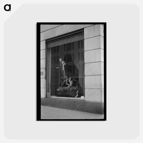 アートポストカード-Bergdorf Goodman Window Display
 - ラッセル リー Postcard.