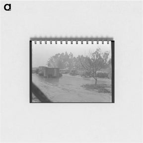 アートメモ帳-Migrant camp in California during the pea harvesting - ドロテア ラング Memo.