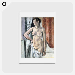 アートポストカード-Standing Nude - アンリ マティス Postcard.