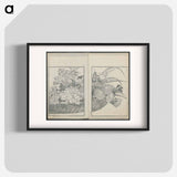 Examples of hokusai's drawings - Katsushika Hokusai Poster.