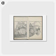 アートポストカード-Examples of hokusai's drawing - 葛飾 北斎 Postcard.