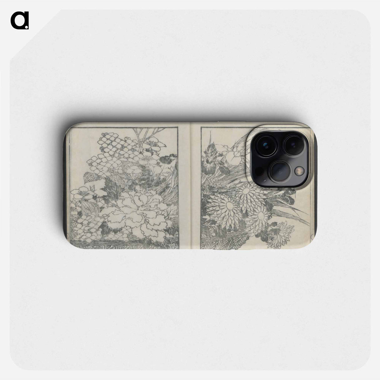 Examples of hokusai's drawings - Katsushika Hokusai Phone Case.