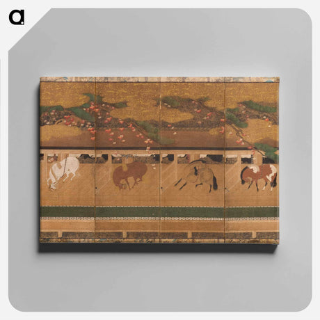 アートパネル-Horses in Stables: Autumn
 - セントルイス美術館 Canvas.