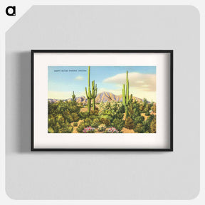 アートポスター-Giant Cactus, Phoenix
 - ボストン公共図書館 Poster.