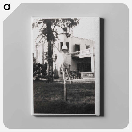 アートパネル-Child Balancing on a Short Pole
 - セントルイス美術館 Canvas.