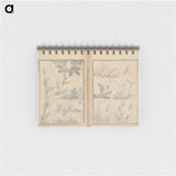 Random sketches by Hokusai volumes 1 to 11 - 葛飾 北斎 Memo.