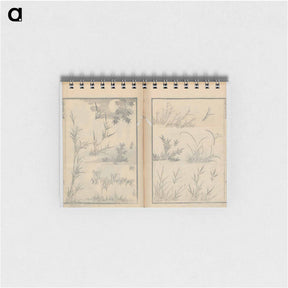 アートメモ帳-Random sketches by Hokusai volumes 1 to 11 - 葛飾 北斎 Memo.