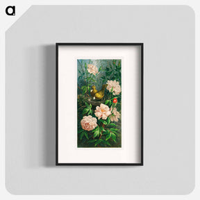 アートポスター-Nesting Among Roses
 - ボストン公共図書館 Poster.