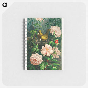 アートメモ帳-Nesting Among Roses
 - ボストン公共図書館 Memo.