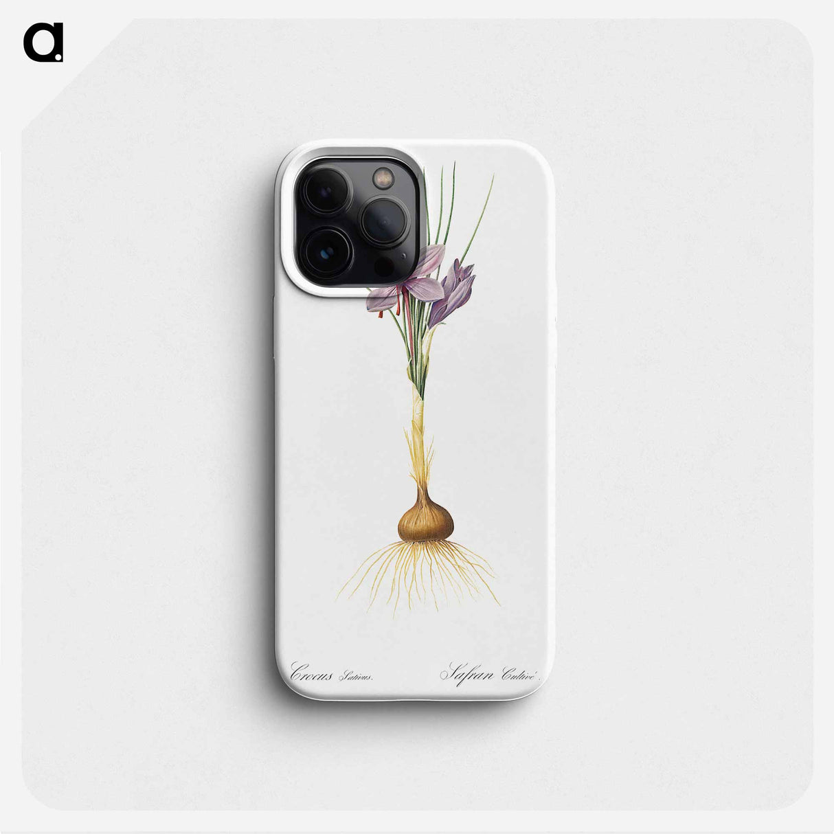 Crocus sativus - Pierre Joseph Redouté Phone Case.