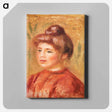 アートパネル-Bust of Woman in Red
 - バーンズ・コレクション Canvas.