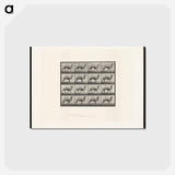 アートポストカード-Camel Walking
 - エドワード マイブリッジ Postcard.