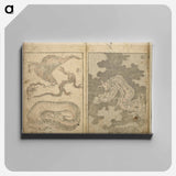 Random sketches by Hokusai volumes 1 to 11 - 葛飾 北斎 Canvas.