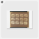 アートポストカード-Hauling
 - エドワード マイブリッジ Postcard.