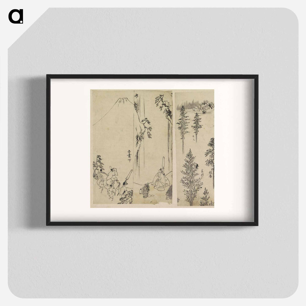 Hokusai's Reproductions from Works by Famous Japanese Artists of Chinese School - Katsushika Hokusai Poster.