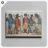 アートパネル-The Bond Street Battalion - or the Hospital Staff from Holland!!
 - イェール大学アートギャラリー Canvas.
