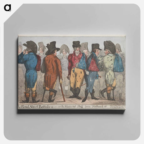 アートパネル-The Bond Street Battalion - or the Hospital Staff from Holland!!
 - イェール大学アートギャラリー Canvas.