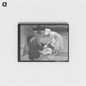 アートメモ帳-Work Mule at the Gonzales County Fair
 - ラッセル リー Memo.
