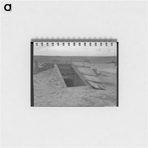 アートメモ帳-Storm cellar on the Texas plains - ドロテア ラング Memo.