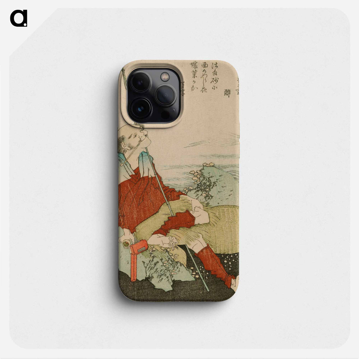 Hokusai's Self-Portrait as a Fisherman - 葛飾 北斎 Phone Case.