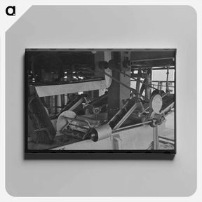 アートパネル-Weed Burner in Operation
 - ラッセル リー Canvas.