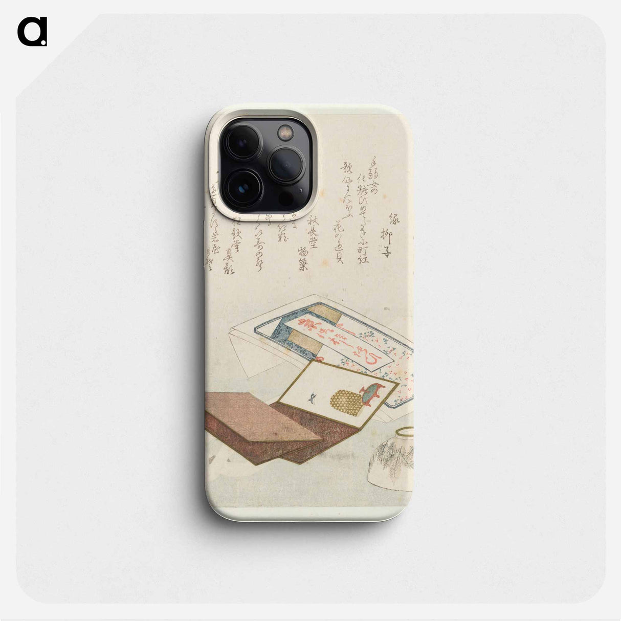 A comparison of Genroku poems and shells - Katsushika Hokusai Phone Case.