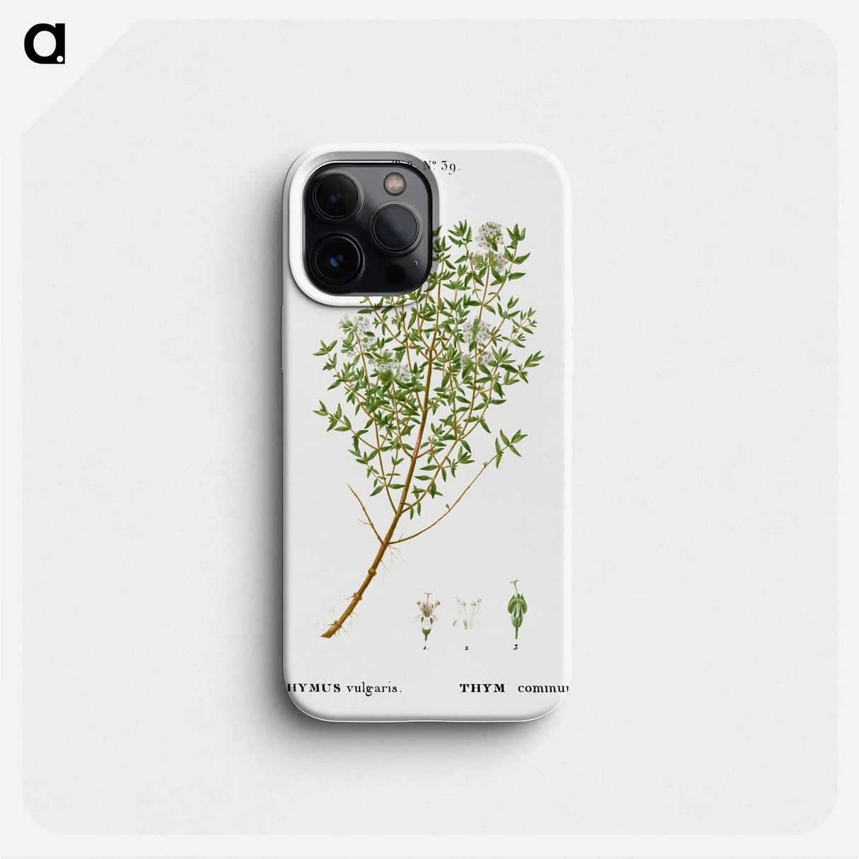 Garden thyme - Pierre Joseph Redouté Phone Case.