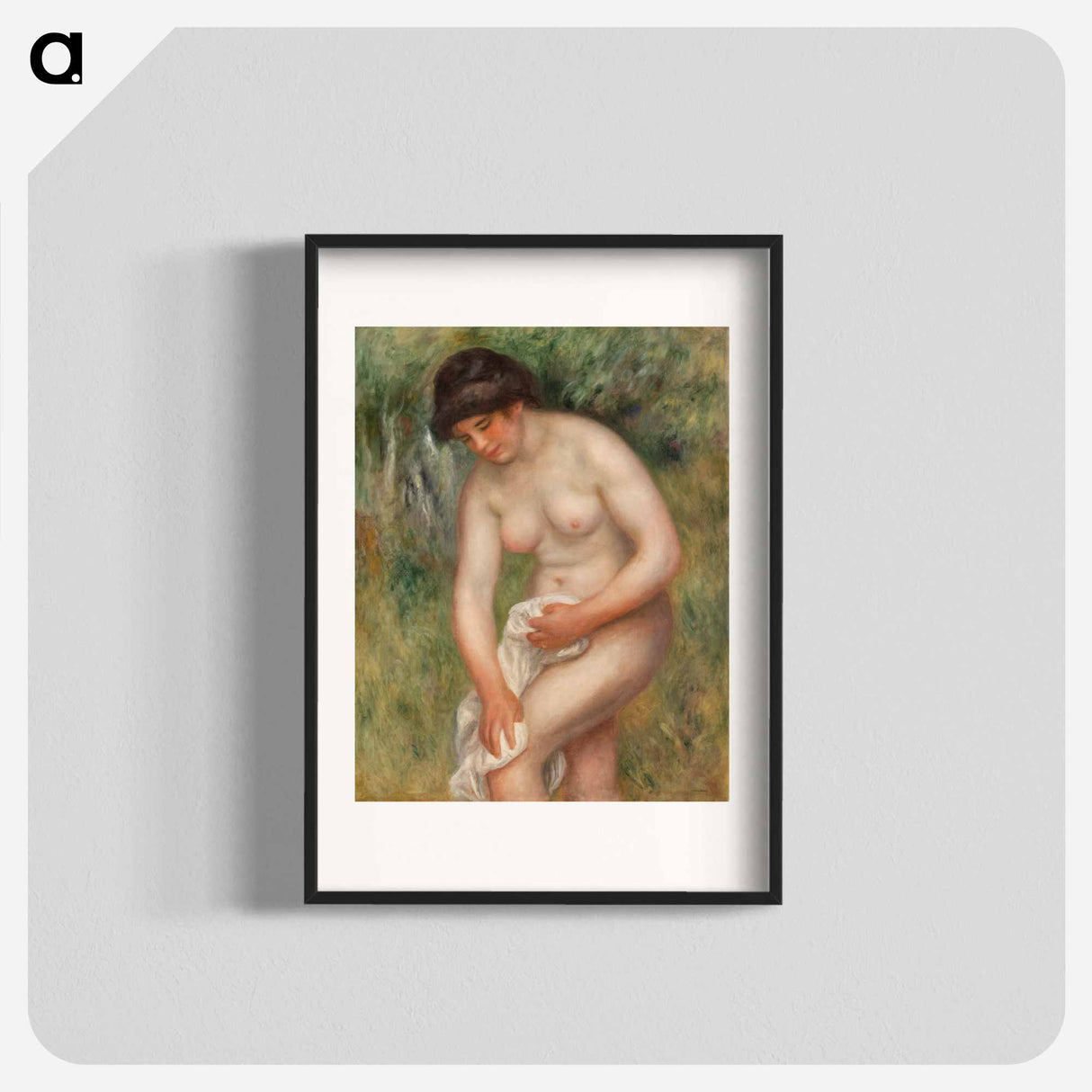 アートポスター-Bather Drying Herself
 - バーンズ・コレクション Poster.