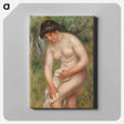 アートパネル-Bather Drying Herself
 - バーンズ・コレクション Canvas.