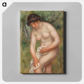 アートパネル-Bather Drying Herself
 - バーンズ・コレクション Canvas.