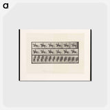 アートポストカード-Man on Horse
 - エドワード マイブリッジ Postcard.