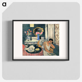 アートポスター-Woman Reading - アンリ マティス Poster.