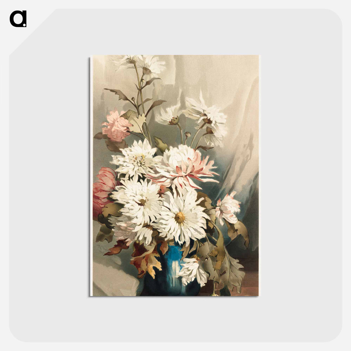 アートポストカード-Chrysanthemums no 5
 - ボストン公共図書館 Postcard.