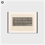 アートポストカード-Woman Dressing
 - エドワード マイブリッジ Postcard.