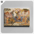 アートパネル-Two Figures on a Mule
 - バーンズ・コレクション Canvas.