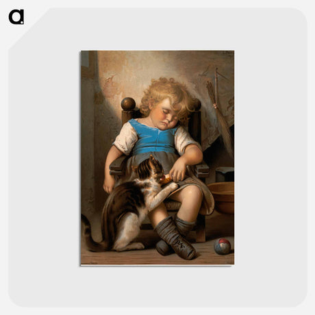 アートポストカード-Unconscious Sleeper
 - ボストン公共図書館 Postcard.