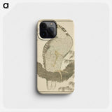 Hokusai's Hawk - Katsushika Hokusai Phone Case.