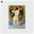 アートポストカード-Bather
 - バーンズ・コレクション Postcard.