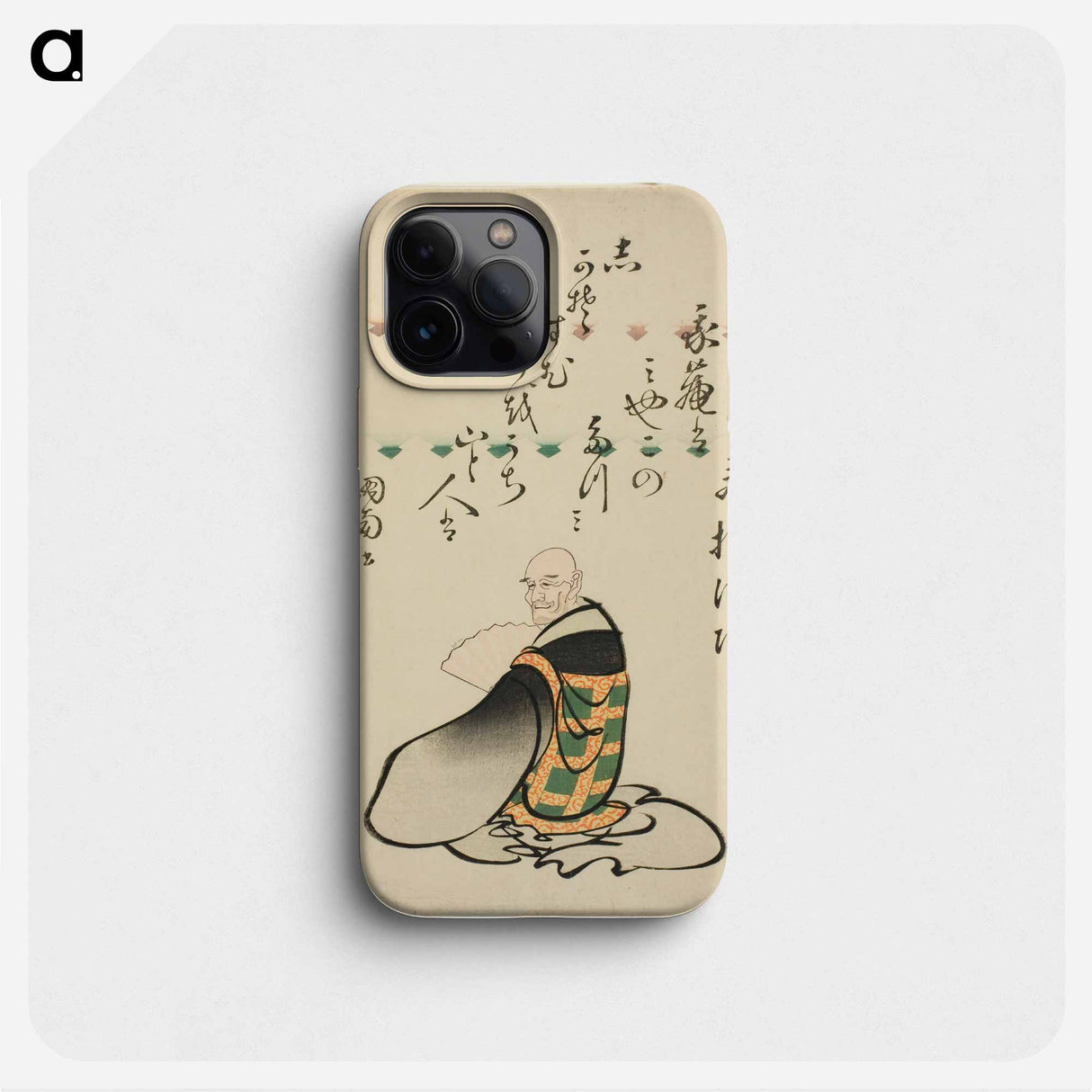 The Poet Kisen Hoshi - Katsushika Hokusai Phone Case.