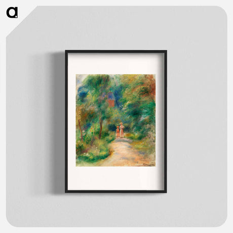 アートポスター-Two Figures on a Path
 - バーンズ・コレクション Poster.