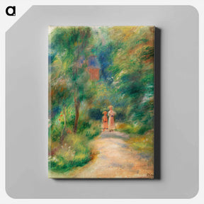 アートパネル-Two Figures on a Path
 - バーンズ・コレクション Canvas.