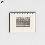 アートメモ帳-Prancing Horse and Ponies
 - エドワード マイブリッジ Memo.