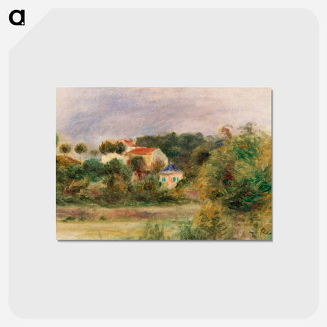 アートポストカード-Houses in a Park
 - バーンズ・コレクション Postcard.