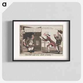 アートポスター-John Bull Caught at his last Luxury
 - イェール大学アートギャラリー Poster.