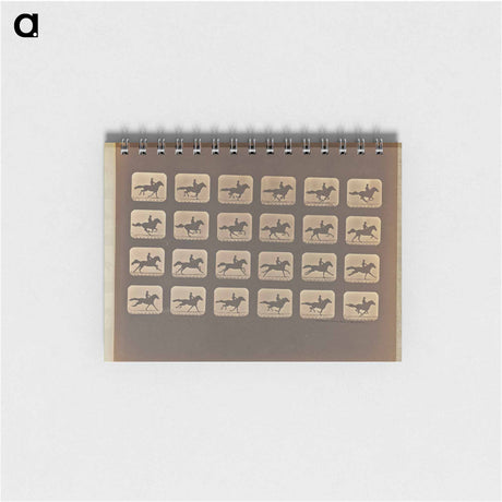 アートメモ帳-Running (Galloping)
 - エドワード マイブリッジ Memo.