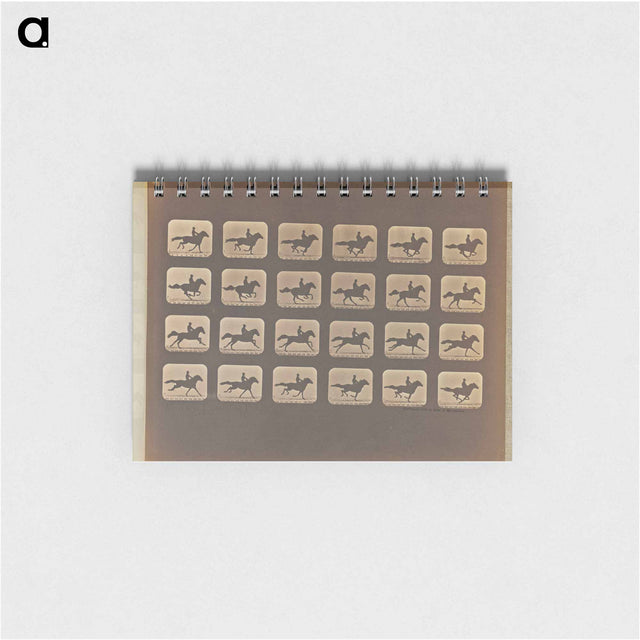 アートメモ帳-Running (Galloping)
 - エドワード マイブリッジ Memo.