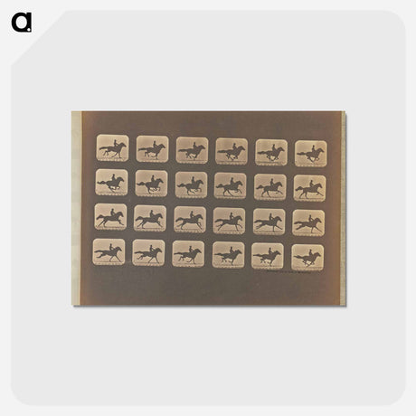 アートポストカード-Running (Galloping)
 - エドワード マイブリッジ Postcard.