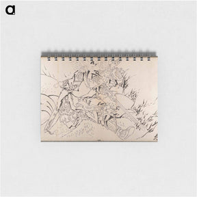 アートメモ帳-Samurai Album of Sketches by Katsushika Hokusai and His Disciples - 葛飾 北斎 Memo.