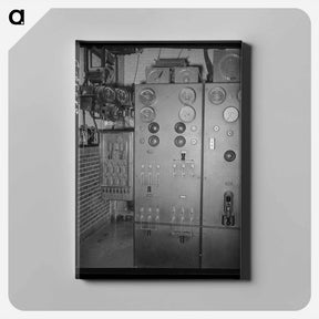 アートパネル-Concrete Mixing Plant, Oklahoma City
 - ラッセル リー Canvas.